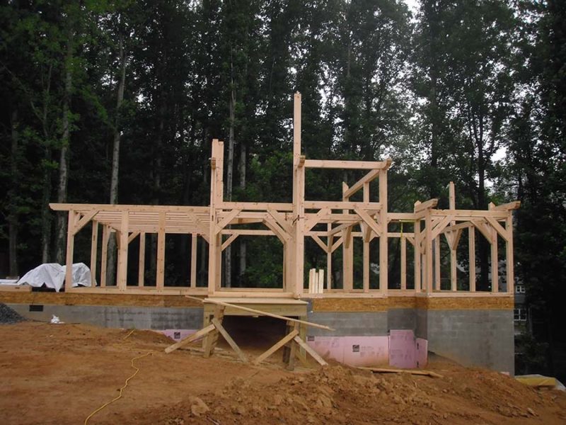 construction-timber-frame-house | Harrison Homes Enterprises, Inc